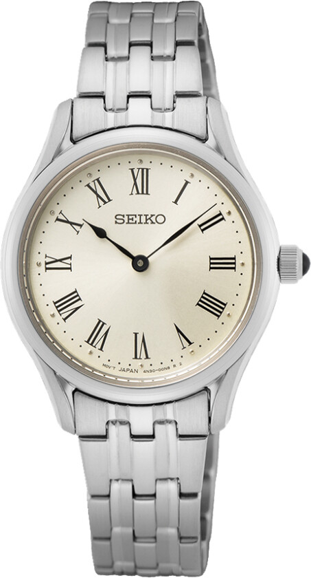 Classic Ladies SWR069P1 - Kvarts - Sølv - Dameklokker - Rustfritt stål - ledd m/pin - Safir
