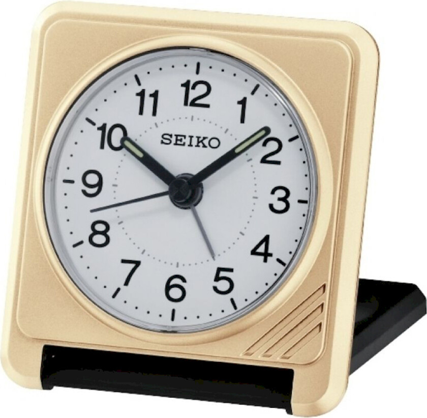Alarm Clock QHT015G - Kvarts - Gull - - - Akryl