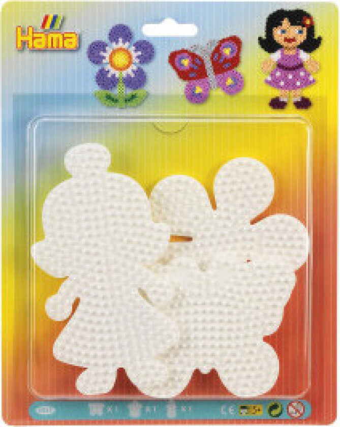 Ironing Beads Pegboards - Butterfly Flower Girl