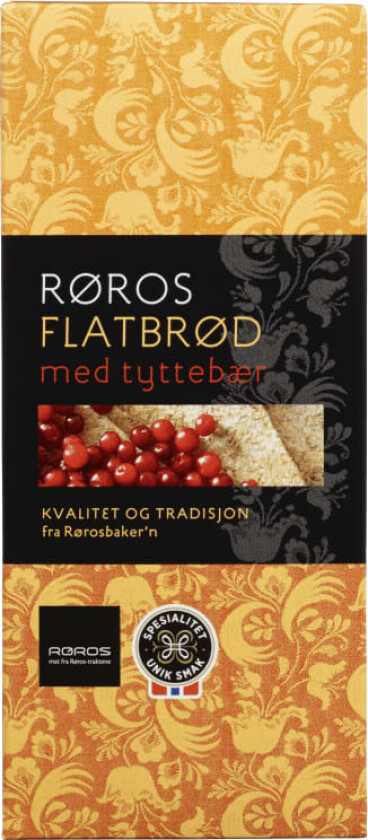 Røros Flatbrød med Tyttebær 190g