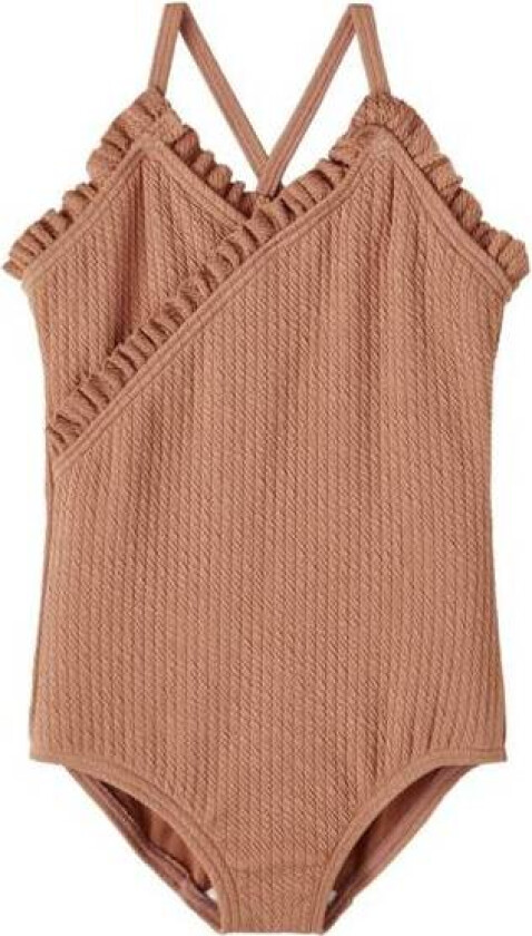 Lil'Atelier - Badedrakt Flora Mocha Mousse
