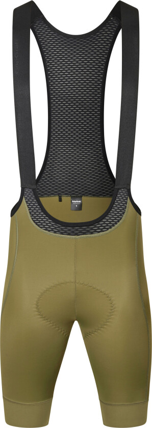 Gripgrab Men's Endurance Bib Shorts Olive Green M, Olive Green
