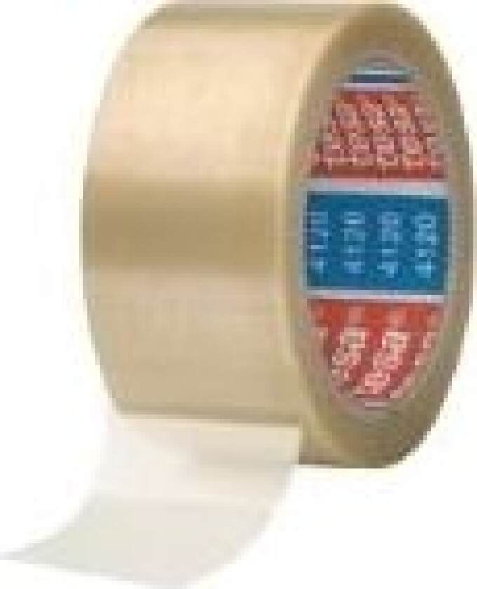 TESA Pakketape Tesa 4120, PVC, 50 mm x 100 m, transparent, pakke a 6 ruller