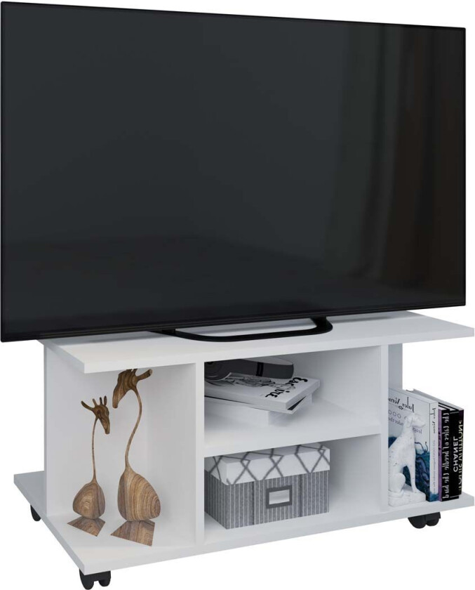 Findalo TV-bord 2 hyller hvit.