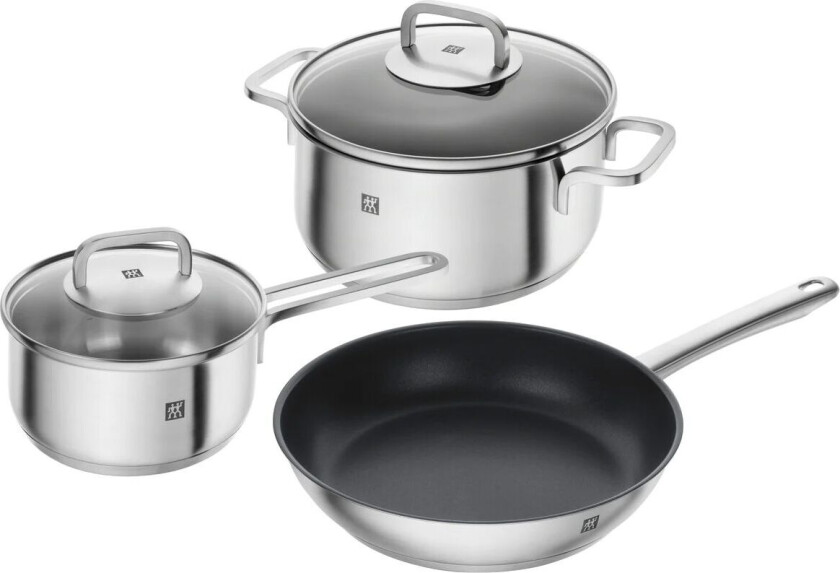 Zwilling Cube grytsett 3 deler Rustfritt stål-klar