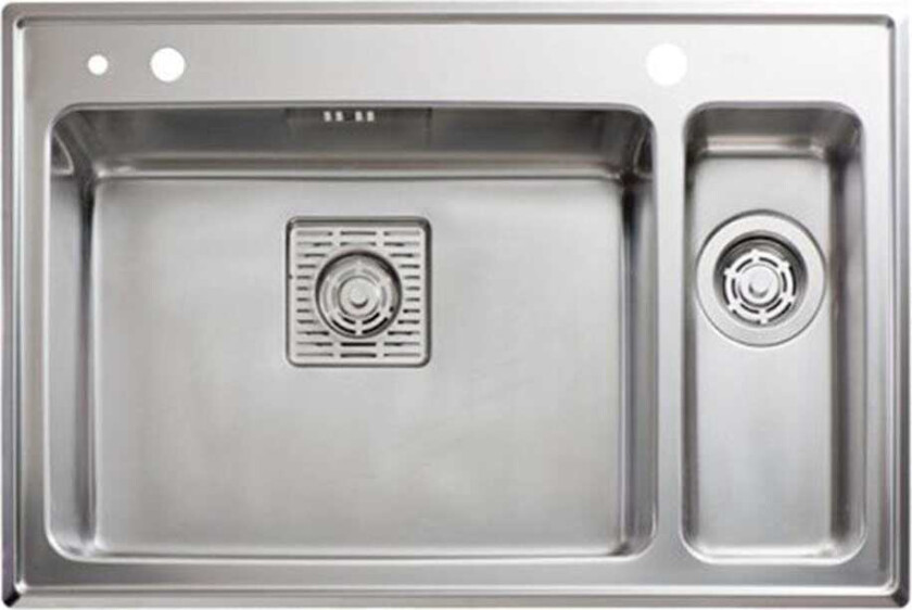 Frame FR 78 SXH Kjøkkenvask Venstre kum / Plan-/underliming