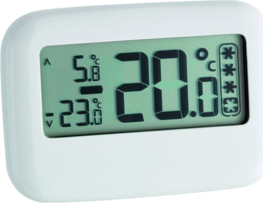 TFA - Termometer - hvit/isblå