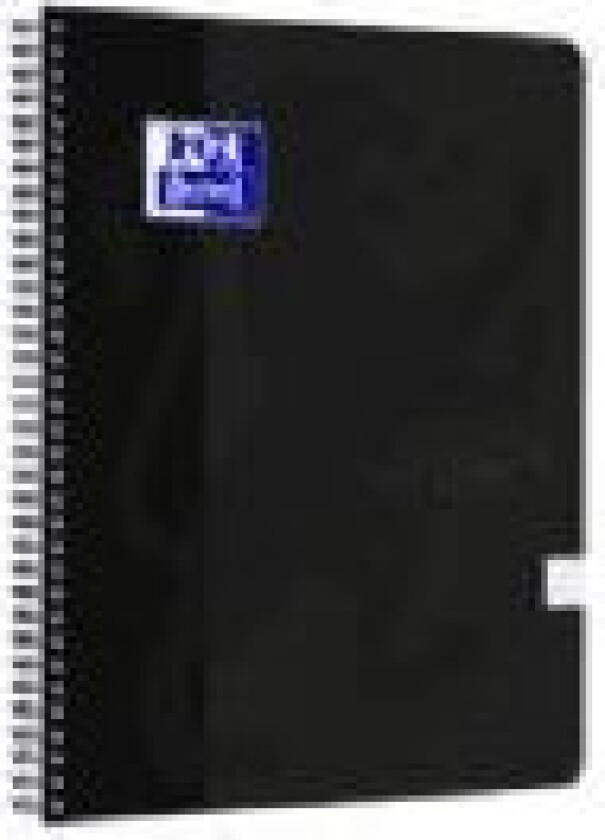 Oxford Notatbok Oxford Touch A4+ 90g rut sort