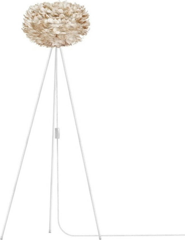 Eos Gulvlampe Medium Lys Brun/Hvit Umage