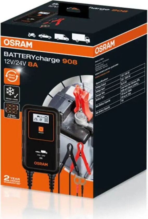 Bilde av Osram Automotive Batterilader 908