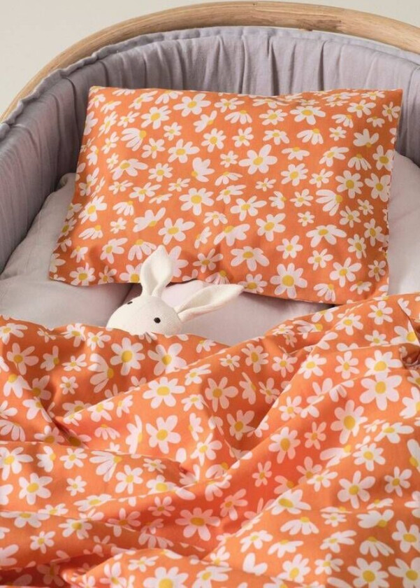 DAISY BABY sengesett vogn/vugge - økologisk Oransje