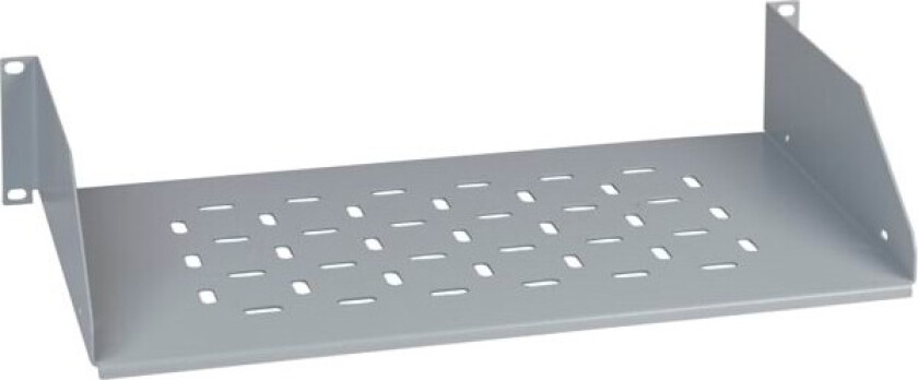 Actassi 19'' fixed shelf 2u on 2 uprights d400 with permissi
