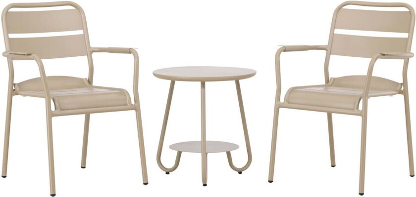 Bilde av Faro salongsett 3 deler beige.