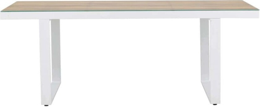 Merlo hagebord 90x200cm hvit.