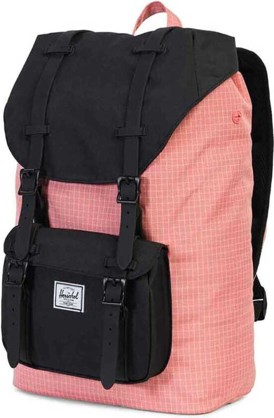 Little America Ryggsekk Strawberry Ice Grid Svart 17L