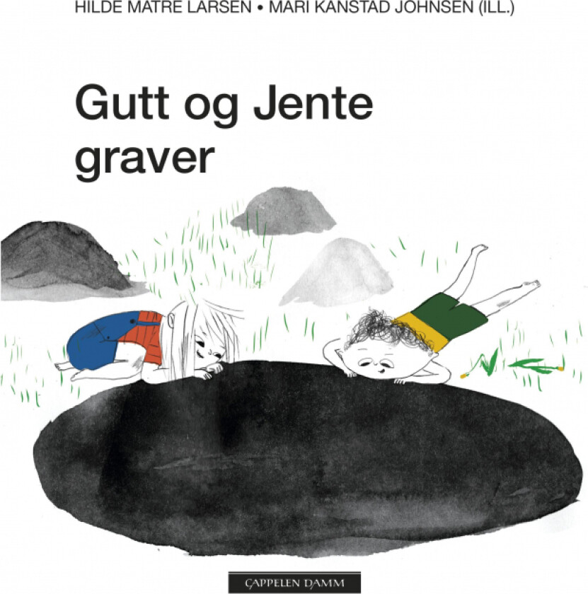 Gutt og Jente graver av Hilde Matre Larsen