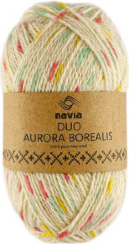 Duo Garn 270 Aurora Borealis Strøm