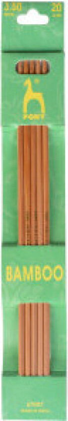 Strømpepinner Bambus 20cm 3,50mm / 7.9in US 4