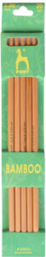 Strømpepinner Bambus 20cm 5,50mm / 7.9in US 9