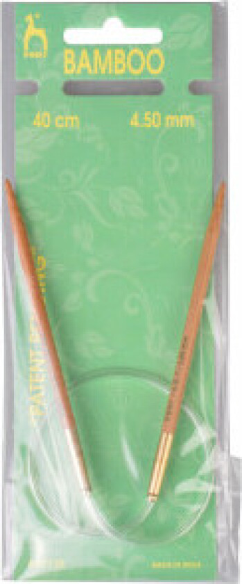 Rundpinner Bambus 40cm 4,50mm / 15.7in US 7