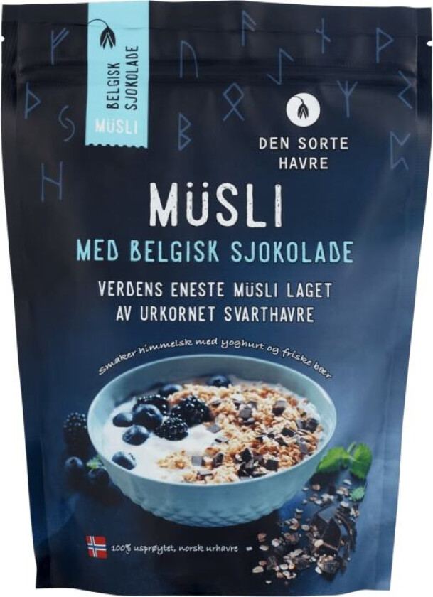 Musli m/Belgisk Sjokolade 400g