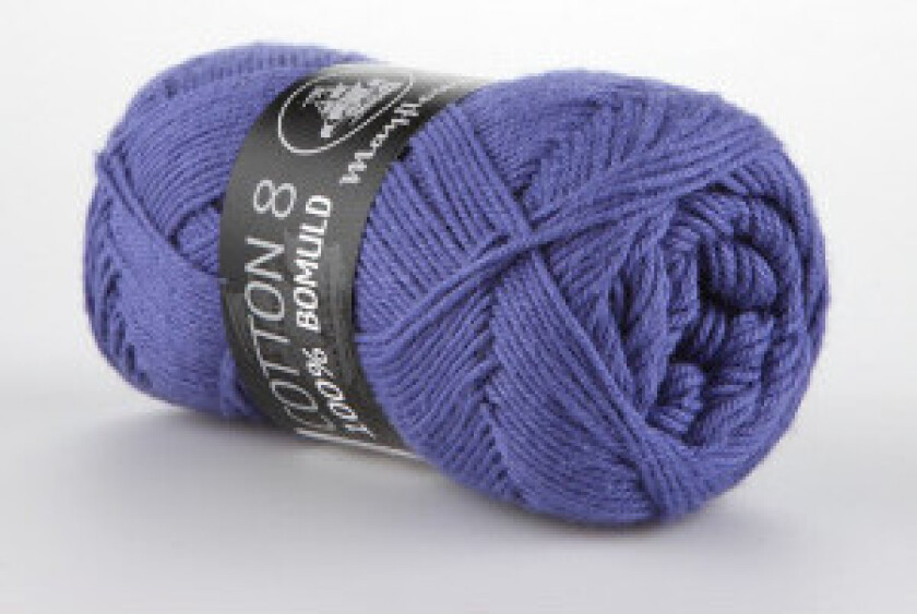 Cotton 8/4 Garn Unicolour 1417 Lavendel