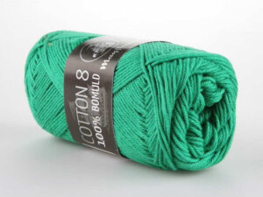 Cotton 8/4 Garn Unicolour 1427 Grønn