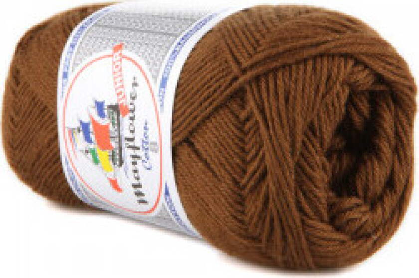 Cotton 8/4 Garn Unicolor 1432 Brun