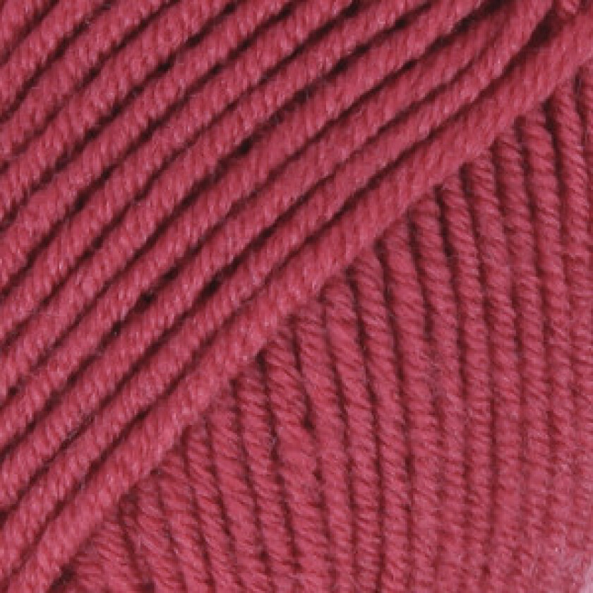 Drops Merino Extra Fine Garn Unicolor 32 Mørk Rosa