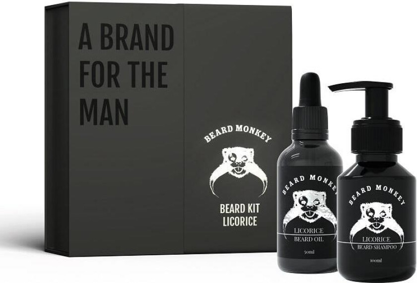 Giftset Beard Monkey Beard Kit Licorice 2022