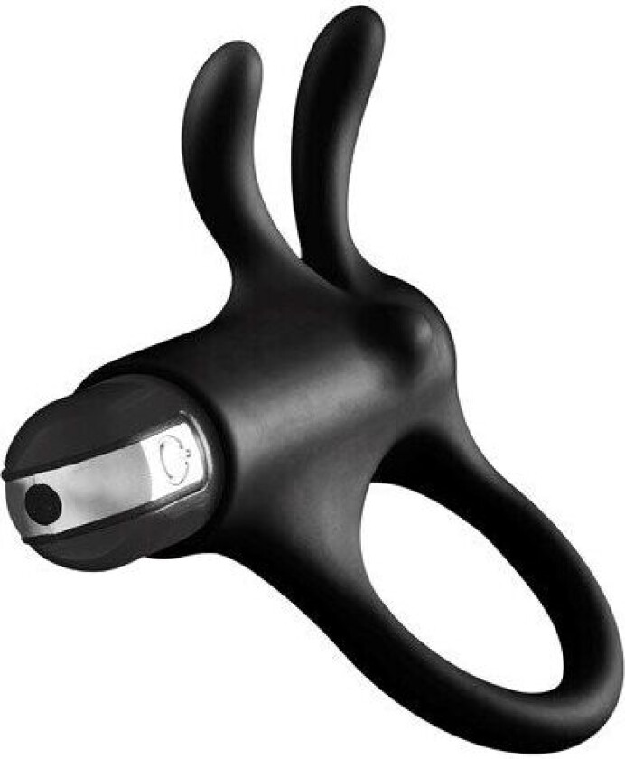 The Rabbit Humping Hard-on Vibrating Silicone Cockring Penisring med vibrator