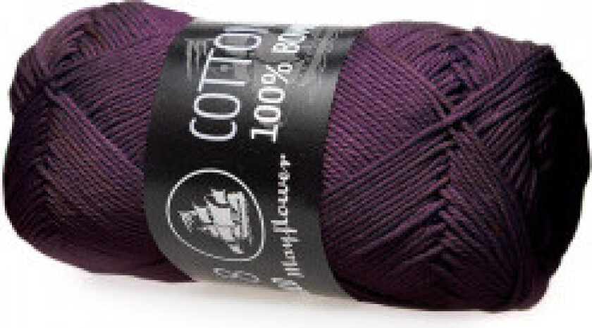 Cotton 8/4 Garn Unicolor 1455 Isblå