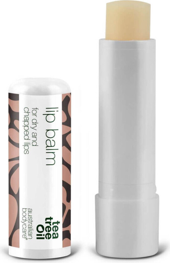 Leppepomade til tørre lepper 1 stk. - Lip balm med Tea Tree Oil til tørre og sprukne lepper