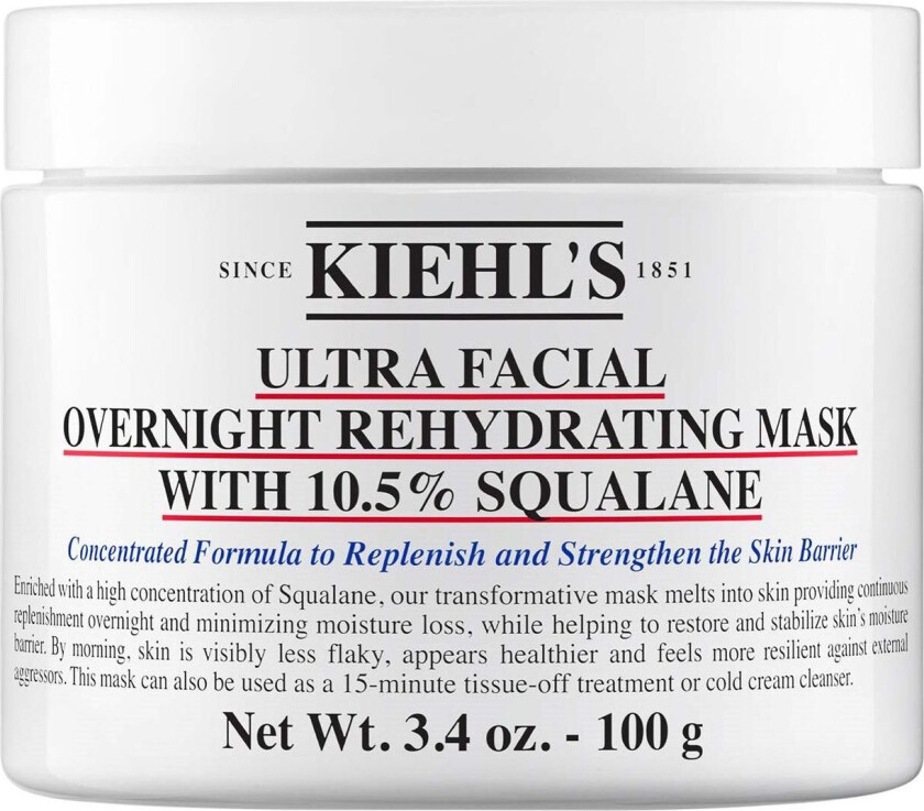 Ultra Facial Overnight Rehydrating Mask with 10.5 % Squalane (Størrelse: 100 ML)