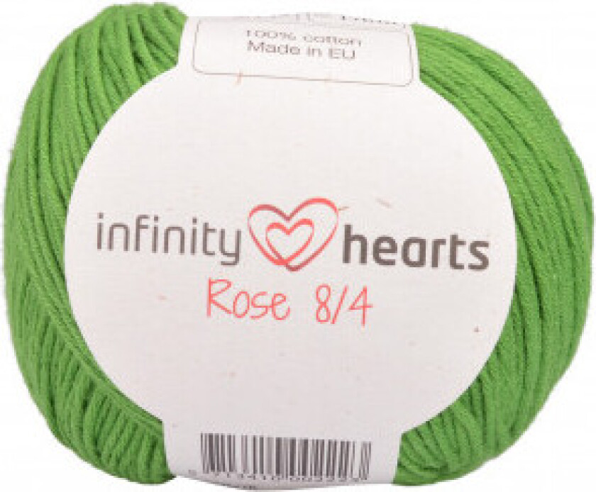 Rose 8/4 Garn Unicolor 156 Grønn