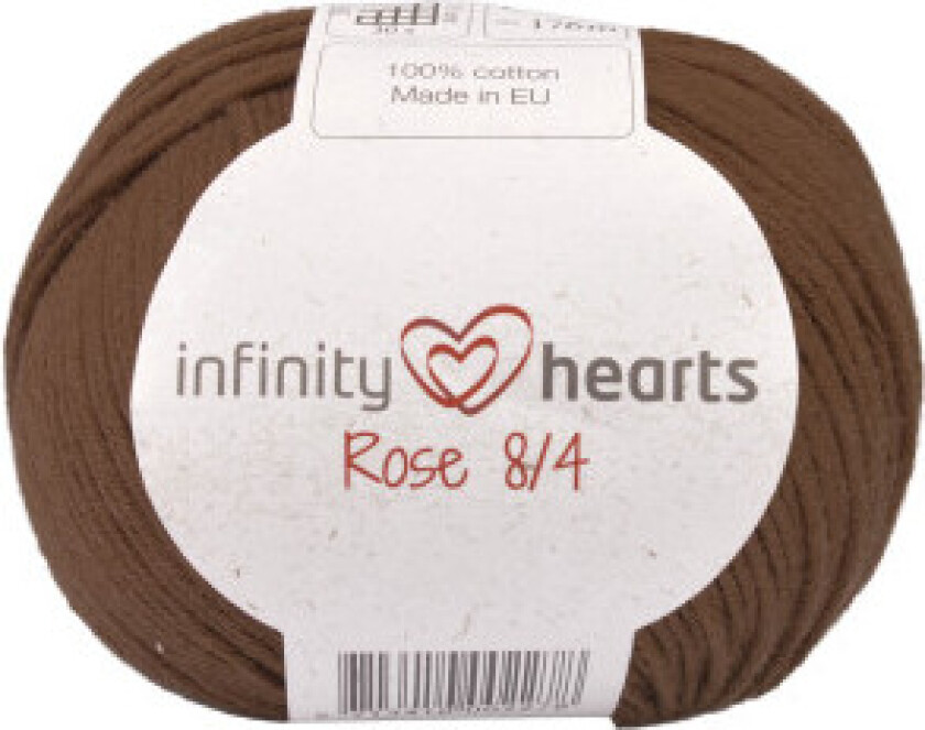 Rose 8/4 Garn Unicolour 219 Brun