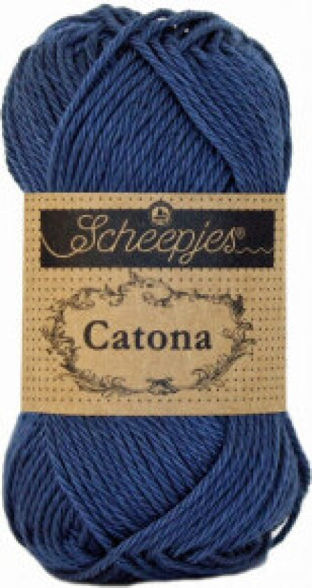Catona Garn Unicolour 164 Lys Marineblå