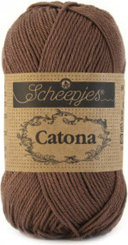 Catona Garn Unicolour 507 Sjokolade