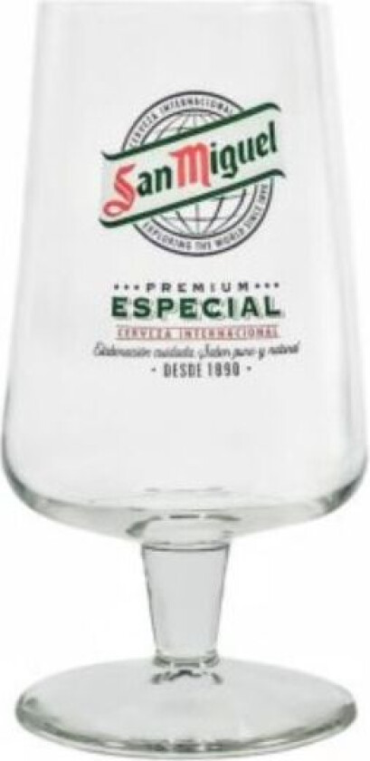 San Miguel Ølglass M/fod 25 Cl.