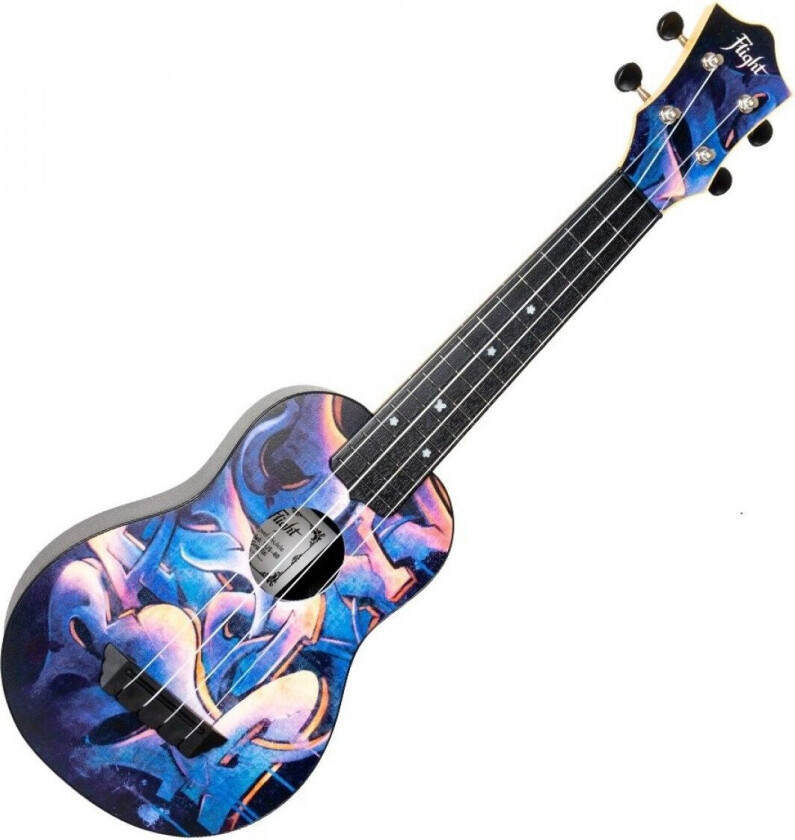 TUS-40 Travel Soprano Ukulele Graffiti