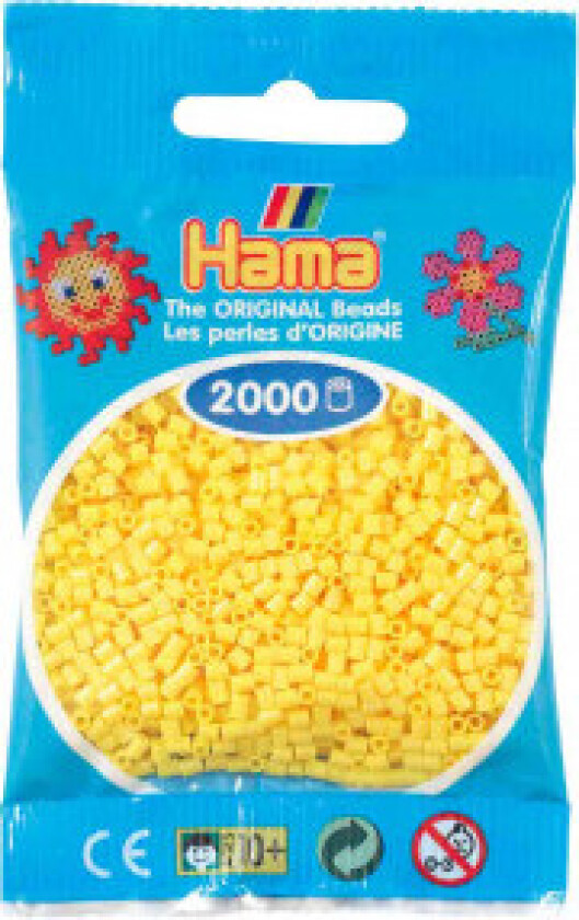 Mini Beads 501-03 Gul - 2000 stk.