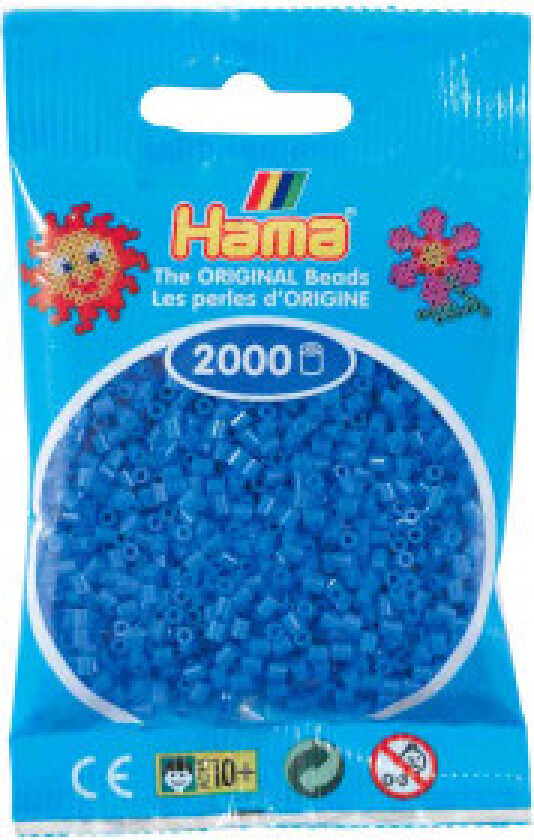 Mini Beads 501-09 Lyseblå - 2000 stk.