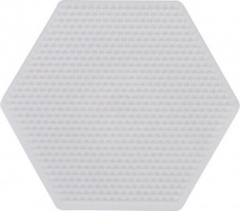 Mini Perleplate 594 Sekskant Hvit - 1 stk