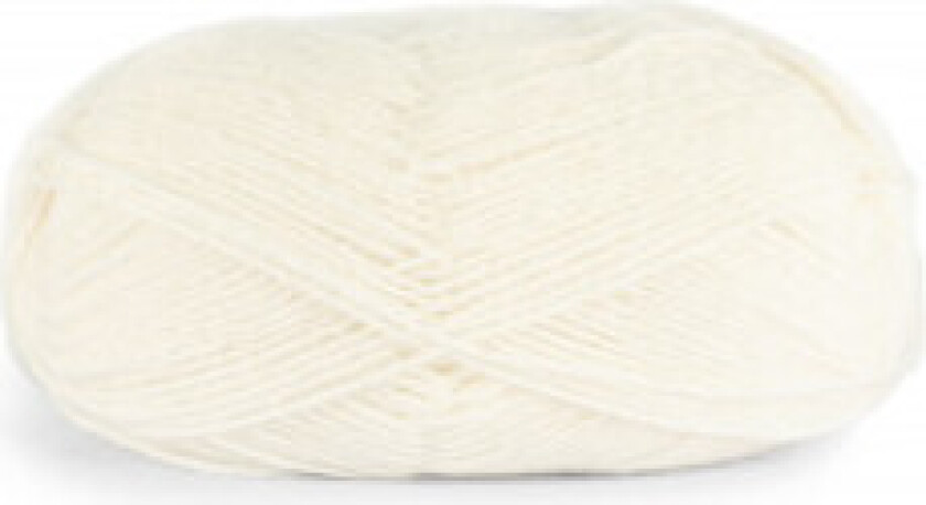 Baby Wool 0017 Halvbleket hvit