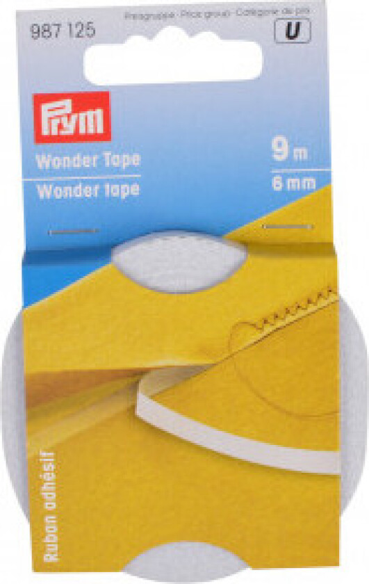 Wonder Tape Dobbeltsidig tape Transparent 6mm 9m