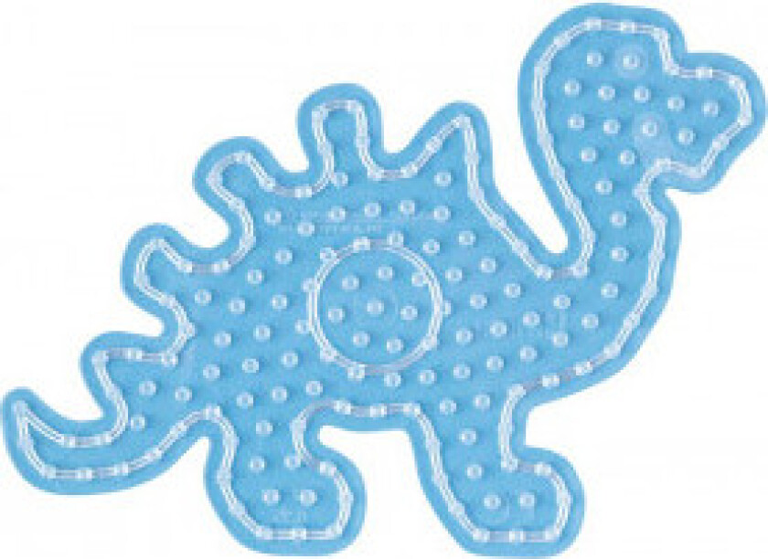 Maxi Perleplate 8215 Dinosaur Transparent - 1 stk