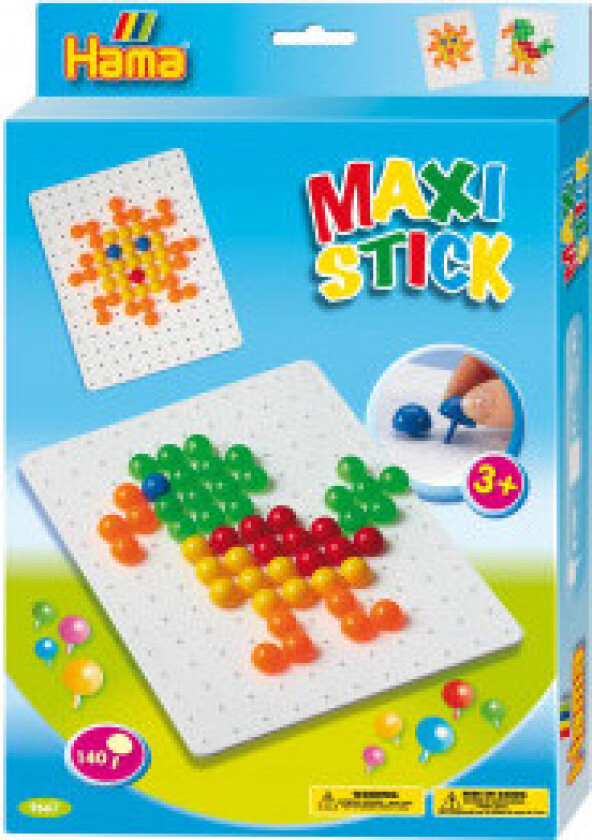 Maxi Stick Opphengseske 9667 med 140 Maxi Sticks & Firkantet stif