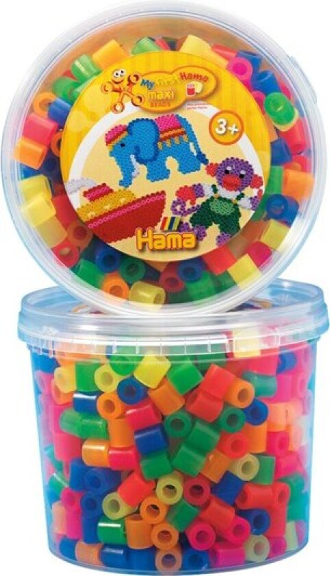 Maxi-perler 8572 Neon Mix 51 - 600 stk.