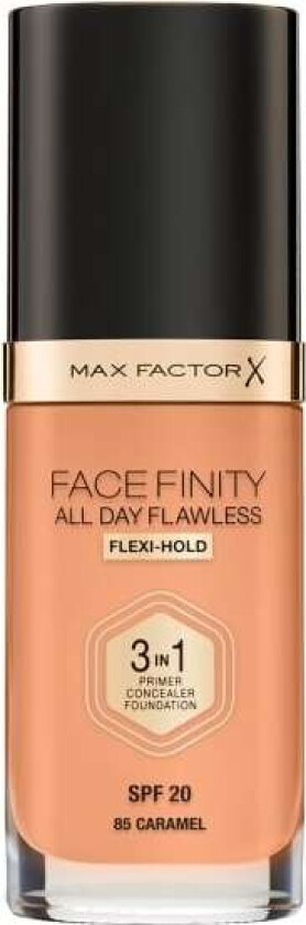 Facefinity All Day Flawless 3 in 1 Foundation 85 Caramel