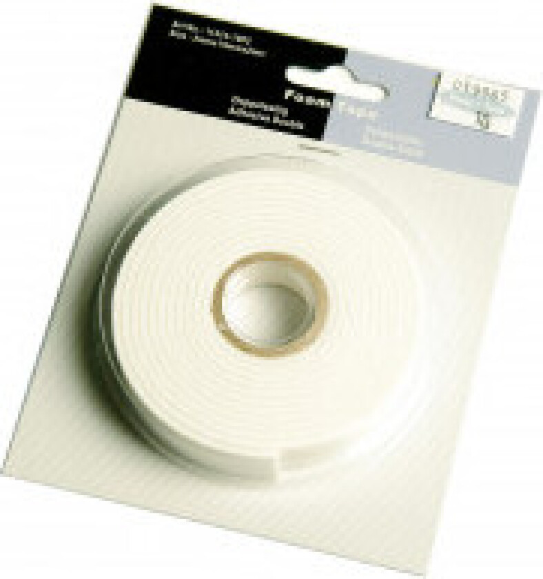 Dobbeltsidig 3D tape/Foam tape 2x15mm 2m